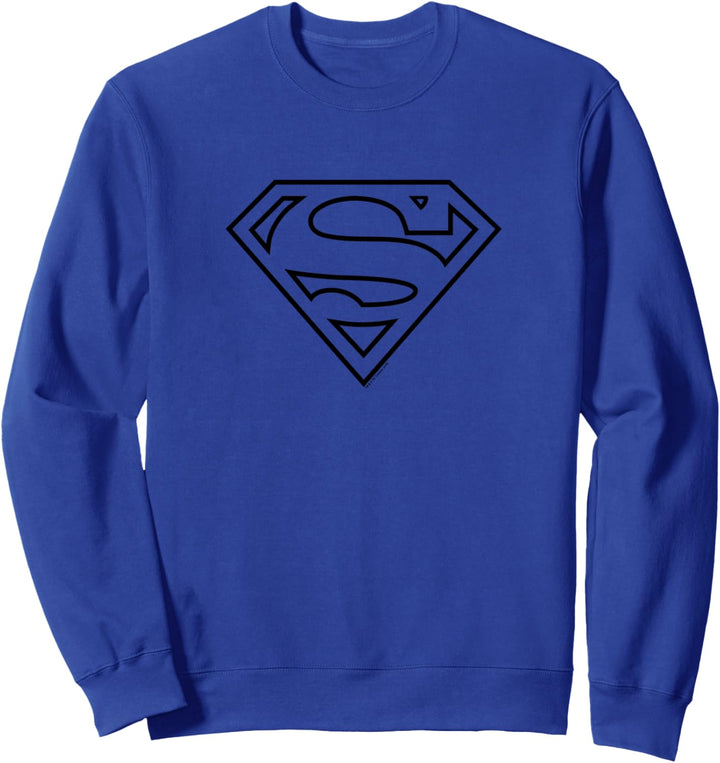 Superman Red & Black Shield Sweatshirt
