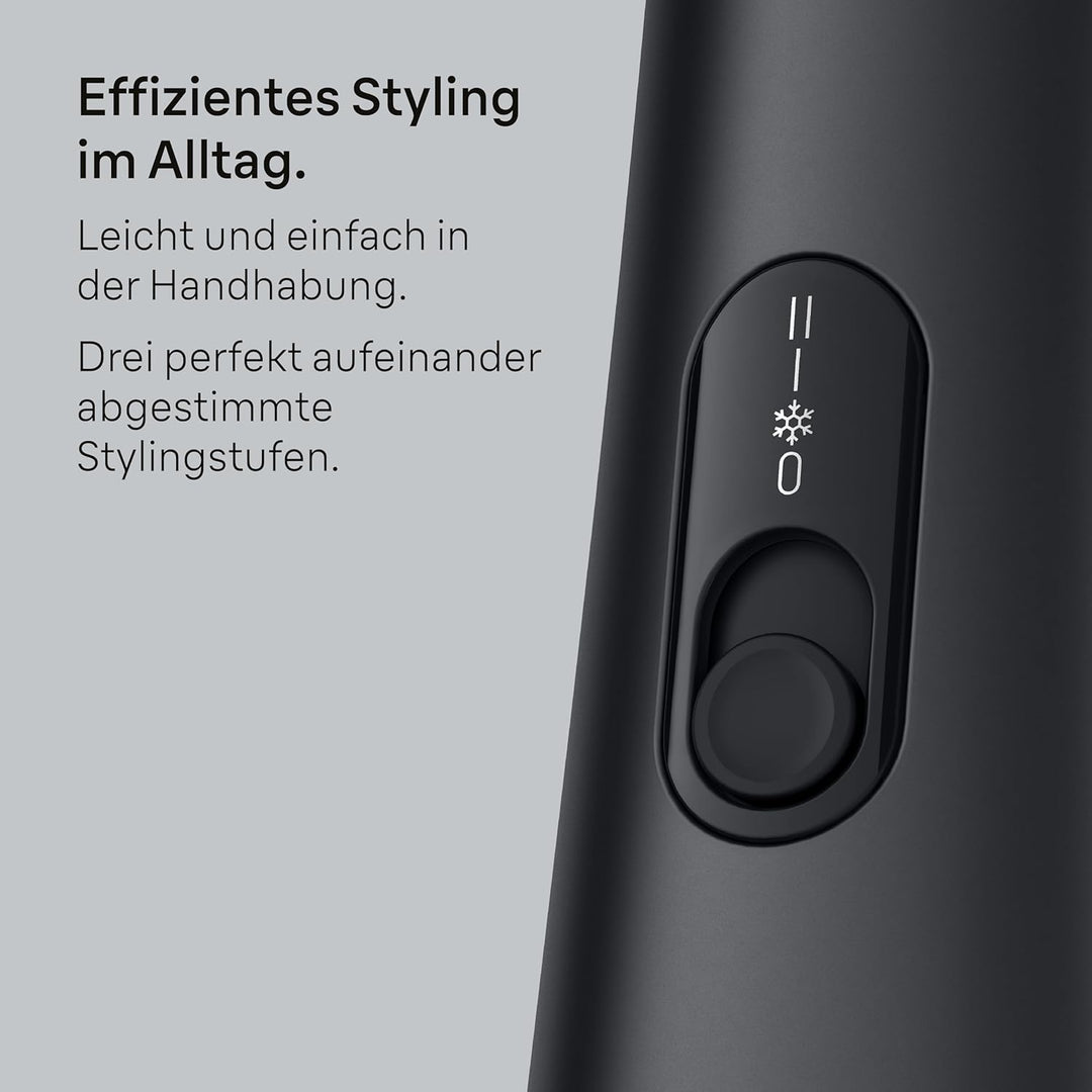 Braun Warmluftbürste AS4.2, Leichter Heissluft-Styler mit Rundbürste und Trockenaufsatz, 1000W HTDC-