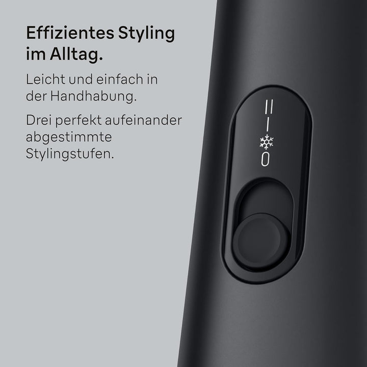 Braun Warmluftbürste AS4.2, Leichter Heissluft-Styler mit Rundbürste und Trockenaufsatz, 1000W HTDC-