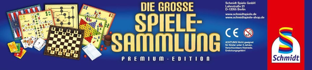 Schmidt Spiele 49125 Die Grosse Spielesammlung, alle Spielfiguren aus Holz Single
