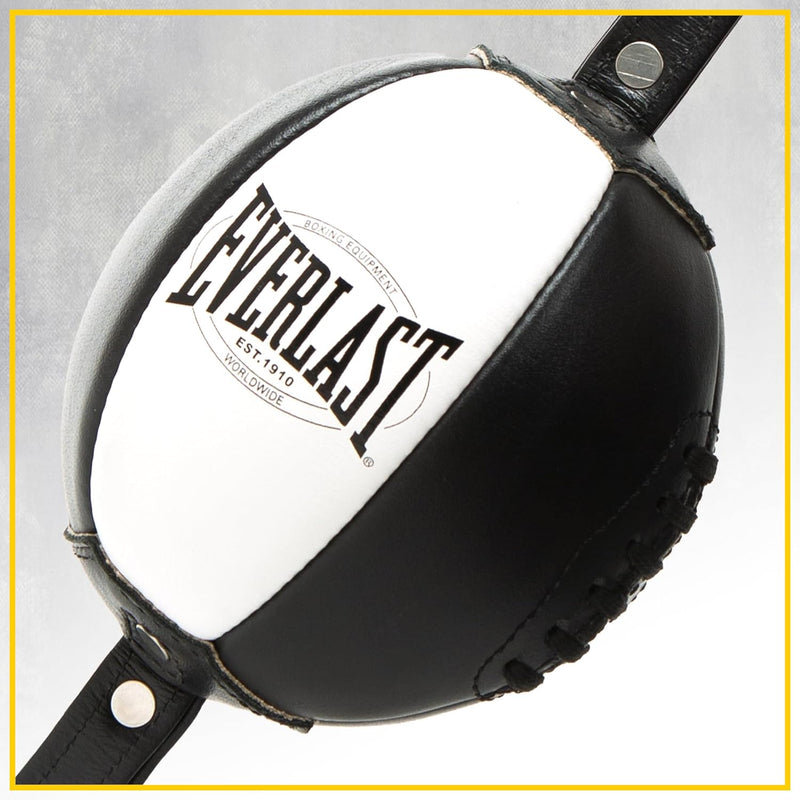 Everlast Unisex – Erwachsene 1910 Doule End Speed Bag Punching S Schwarz/Weiss, S Schwarz/Weiss