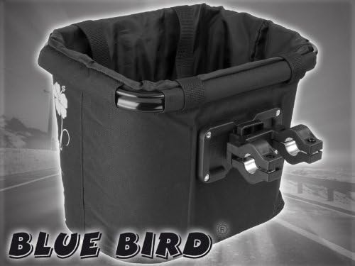 De Lux Winora Lenkerkorb Blue Bird Fahrrad Quick-Clip 20l Verschiedene Farben Tasche, Schlamm/Beige