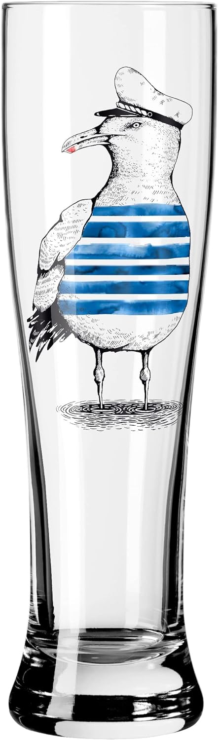 RITZENHOFF 3481007 Weizenbierglas 500 ml – 2er Set – Serie Brauchzeit Set Nr. 7 – 2 Stück mit mehrfa