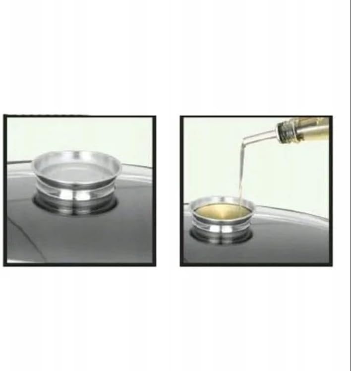 8-tlg Antihaft-Topfset mit Deckel,Bratpfanne,Induktion KB3958 GRAU