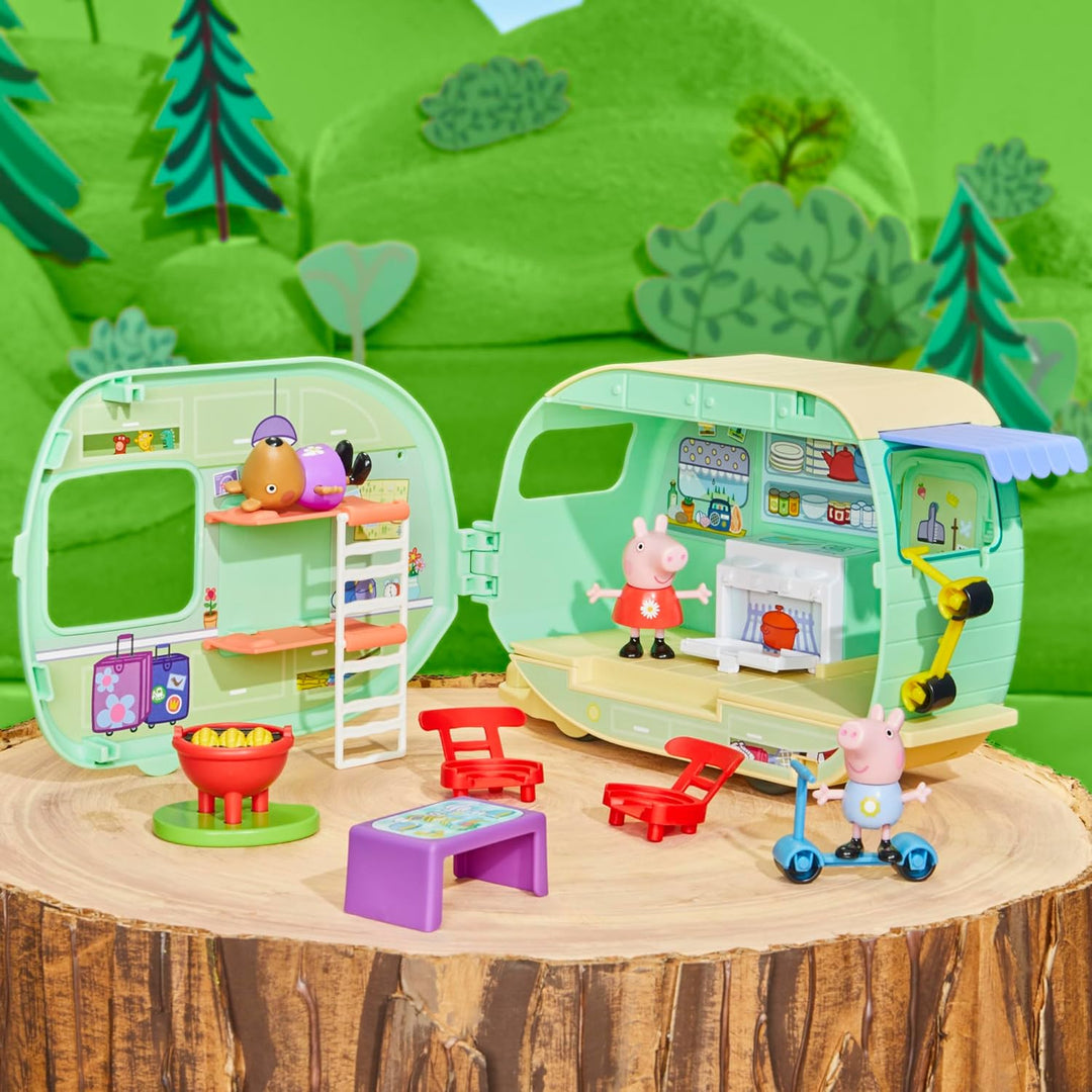 Peppa Pig Peppas Wohnanhänger Spielset, Rosa