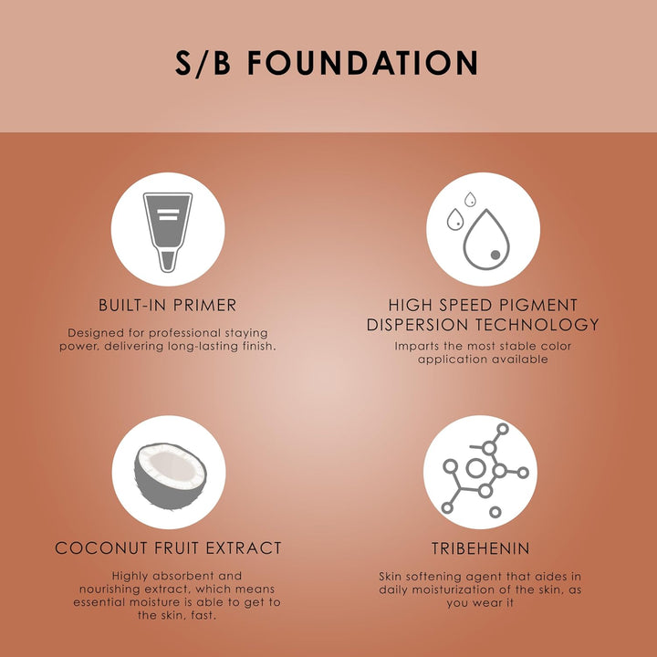 TEMPTU S/B FOUNDATION / 30ML (004 Sand) 30 ml (1er Pack) 004 Sand, 30 ml (1er Pack) 004 Sand