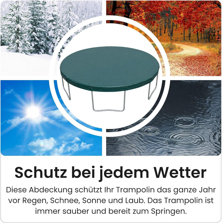 Zero Gravity Trampolin Abdeckplane für alle Ø 183/244/305/366/427 cm Trampoline - Inkl. Knebelbänder