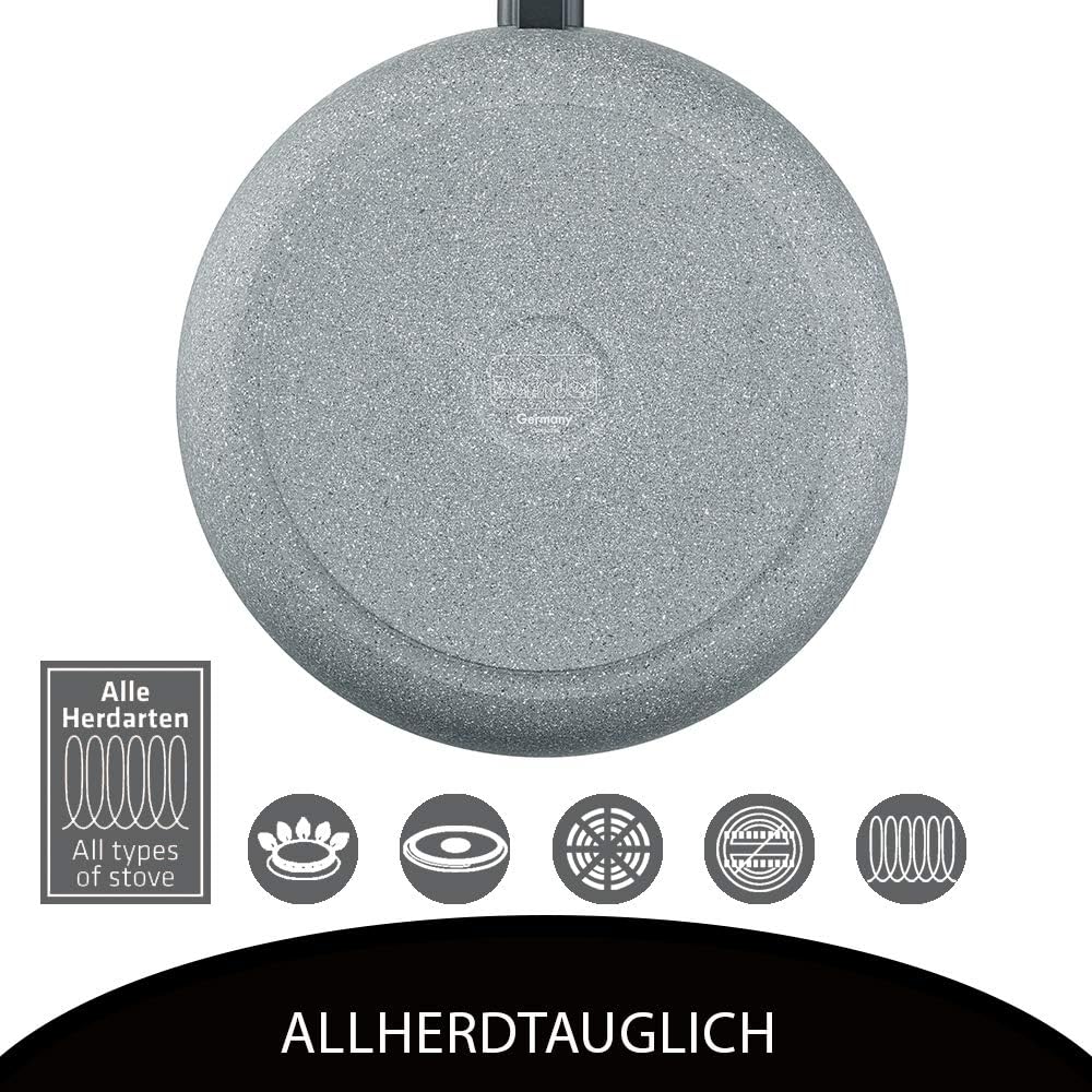 Berndes Pfanne 24cm Alu Induktion Special Edition-grosse Bratpfanne für alle Herdarten, antihaftbesc