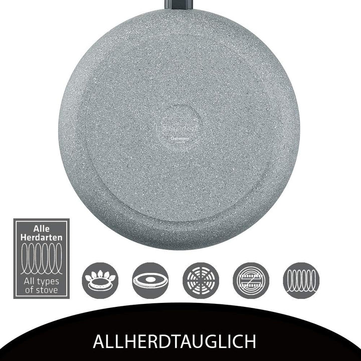 Berndes Pfanne 24cm Alu Induktion Special Edition-grosse Bratpfanne für alle Herdarten, antihaftbesc
