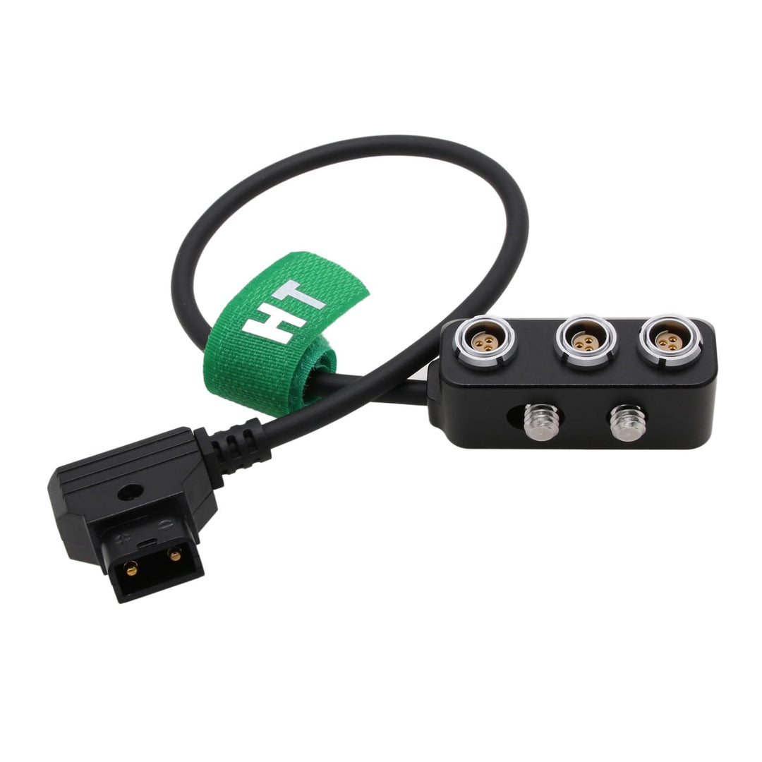 HangTon D-Tap Stecker auf 3 x Fischer RS 3 Pin Buchse Power Splitter Kabel Box 12V 10A