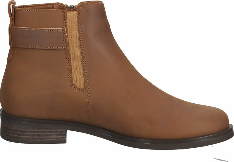 Clarks Damen Memi Lo Chelsea-Stiefel 38 EU Dunkelbraunes Leder, 38 EU Dunkelbraunes Leder