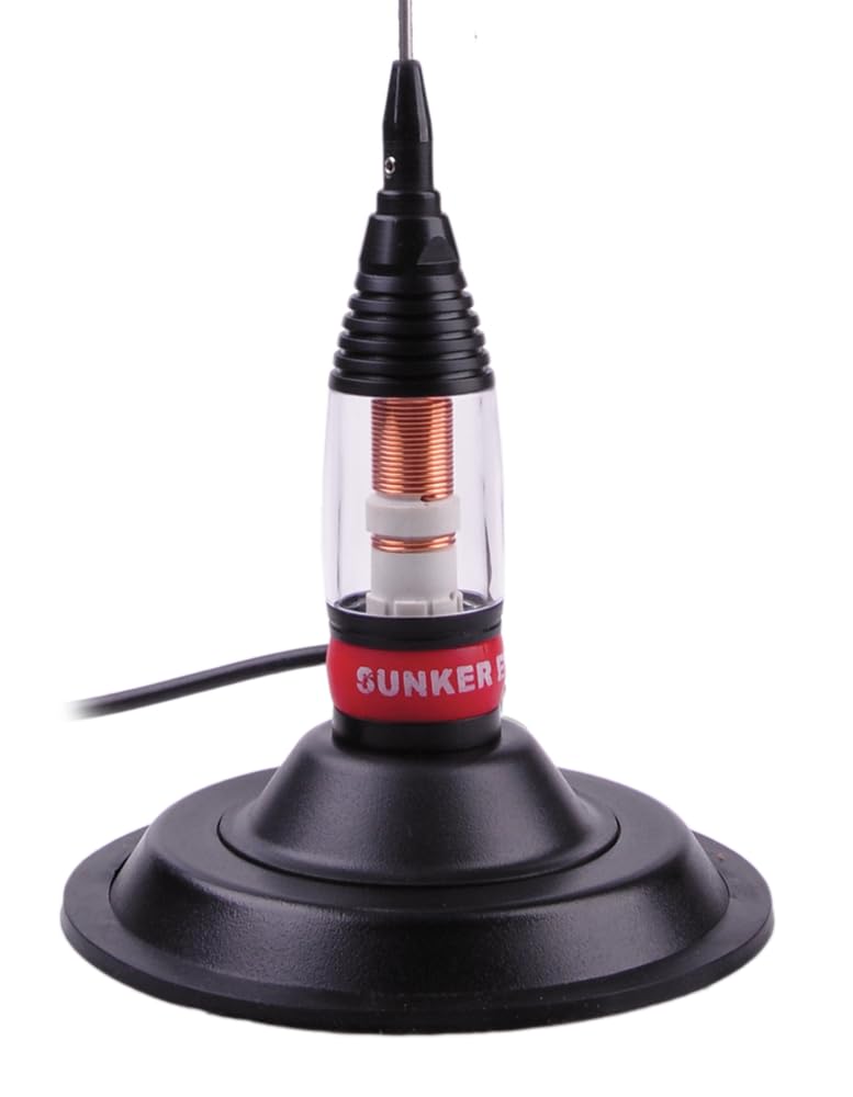 Sunker Elite CB 116 Antenne Magnet, 4dBi, 400Watt, LKW Funk, 75 cm