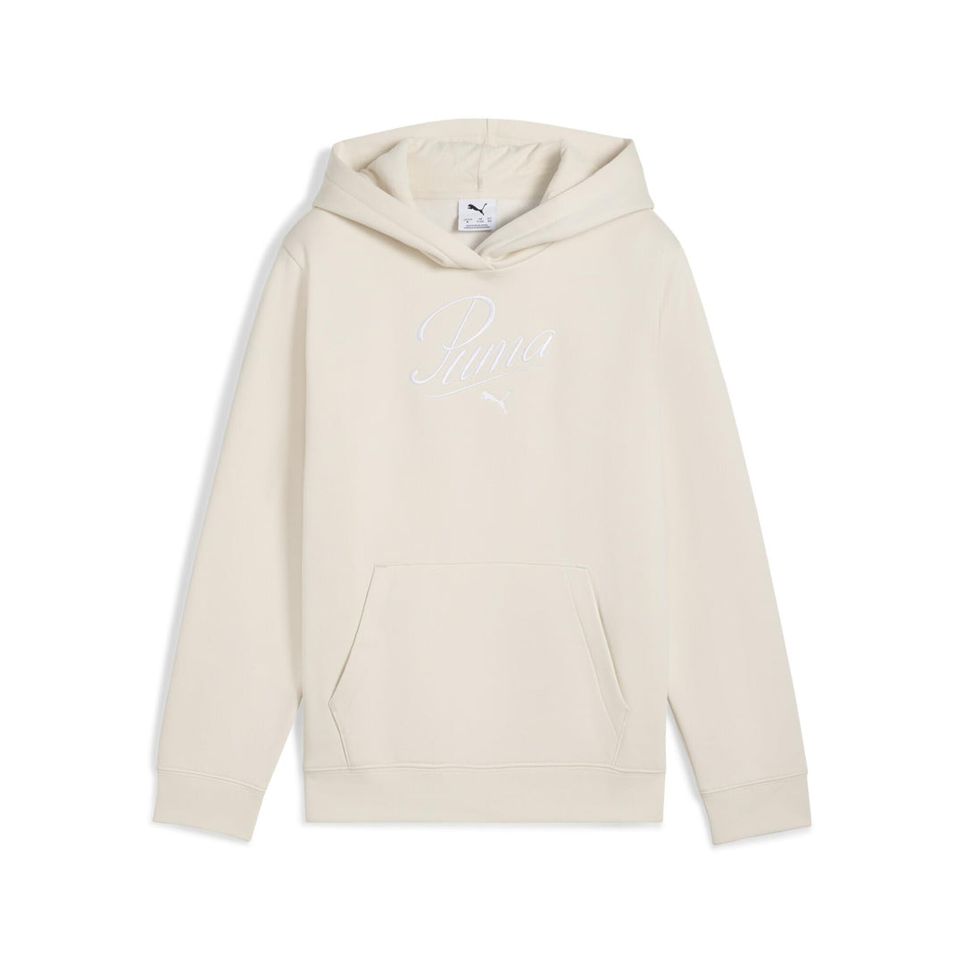 Puma Mädchen ESS Script Hoodie FL G Sweatshirt (1er Pack) 128 Alpine Snow, 128 Alpine Snow