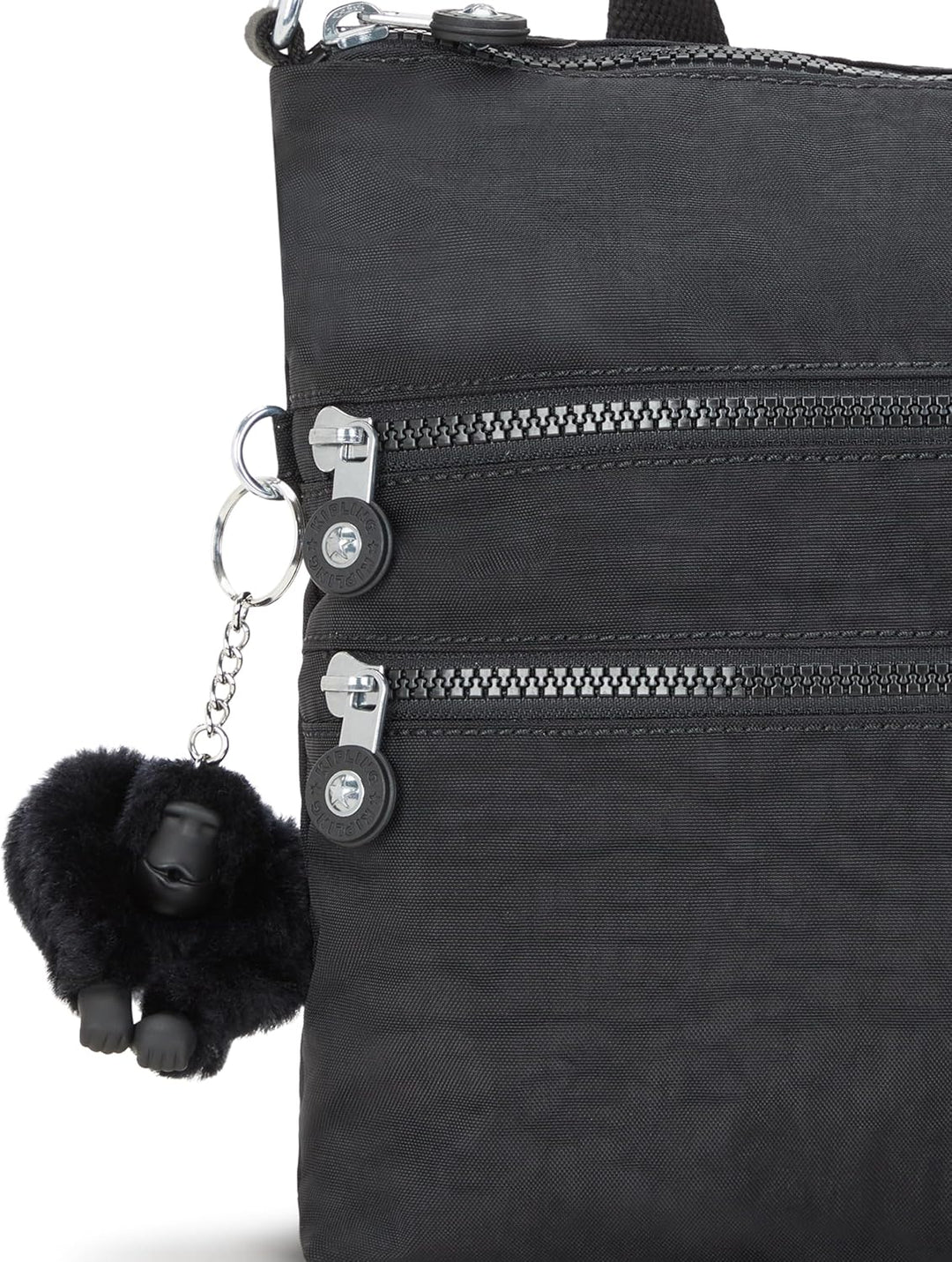 Kipling Damen Alvar Crossbody, Black Noir, Black Noir