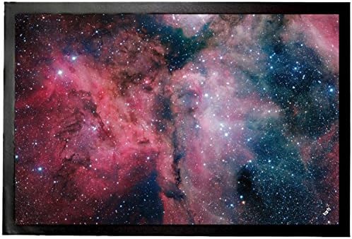 1art1 Der Weltraum Leuchtender Sternenstaub Und Kosmische Wolken Fussmatte Dekomatte Innenbereich |