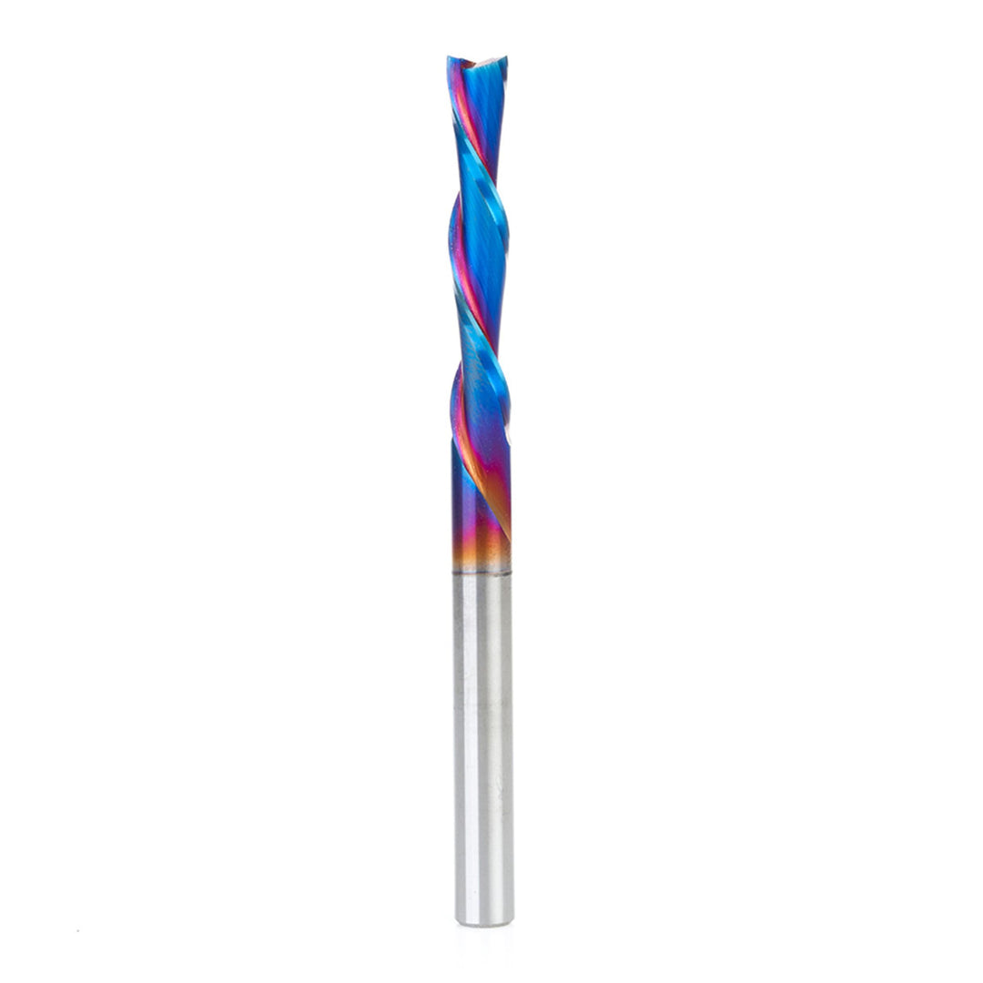 Amana Tool 46502-K Vollhartmetall-Spiral-Tauchfräsen-Bit, Down-Cut, 1/4 Durchmesser x 1-1/2 x 1/4 Zo