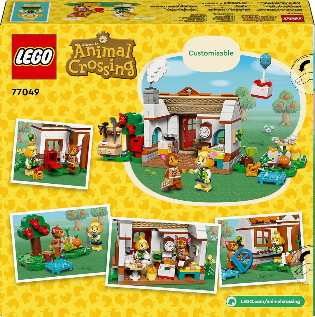 LEGO Animal Crossing Besuch von Melinda, kreatives Spielzeug für Kinder mit 2 Mini-Figuren aus der V