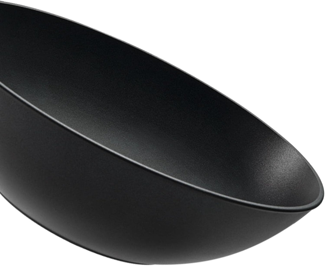 Eurolux leichter Stiel-Wok Ø 30 cm Induktion Set mit Deckel - grosse induktionsgeeignete Guss-Wok-Pf