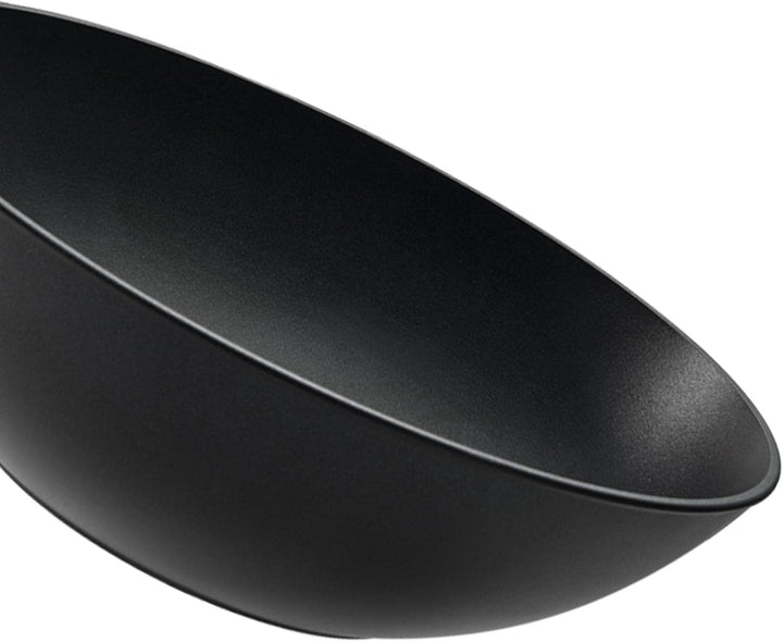 Eurolux leichter Stiel-Wok Ø 30 cm Induktion Set mit Deckel - grosse induktionsgeeignete Guss-Wok-Pf