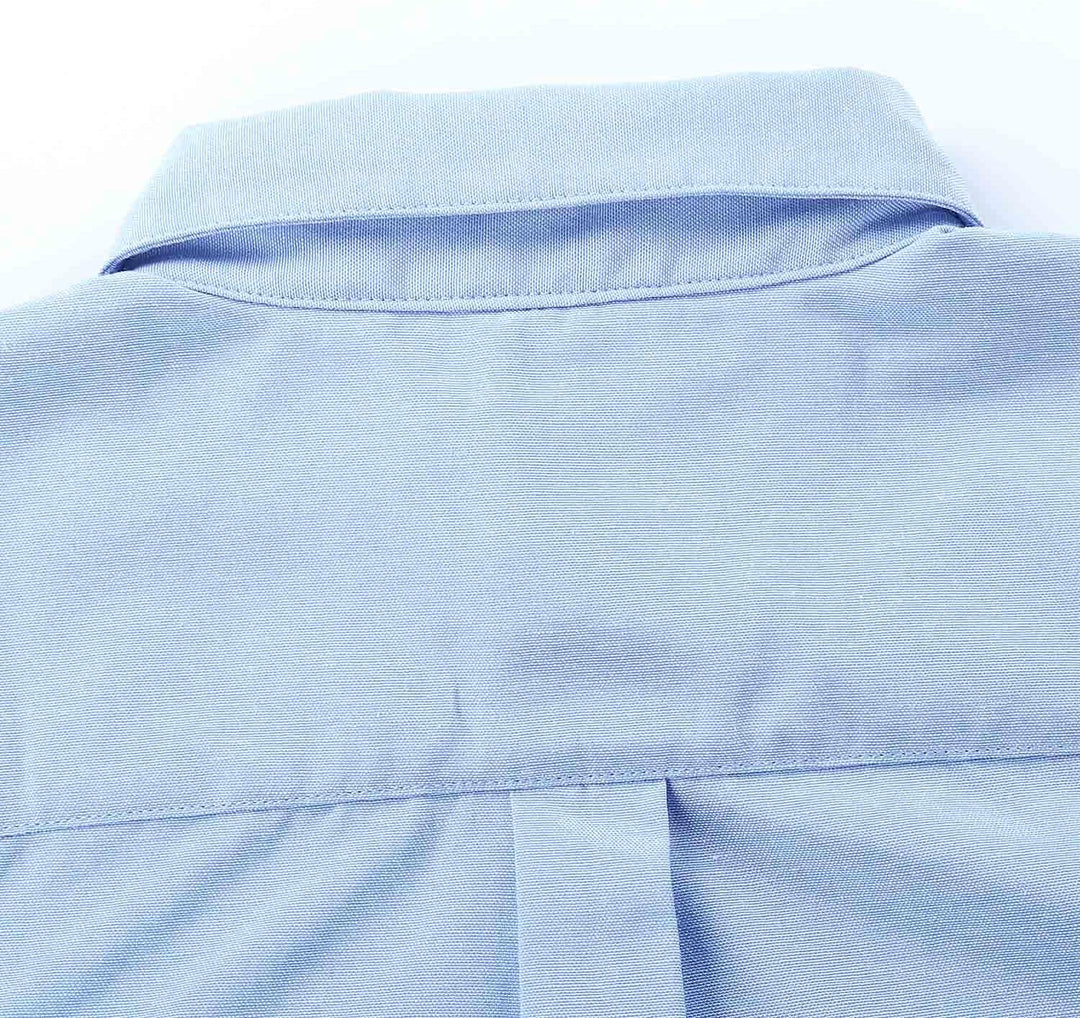 BIENZOE Jungen Schuluniform Lange Oxford Hemd 2Pcs Satz