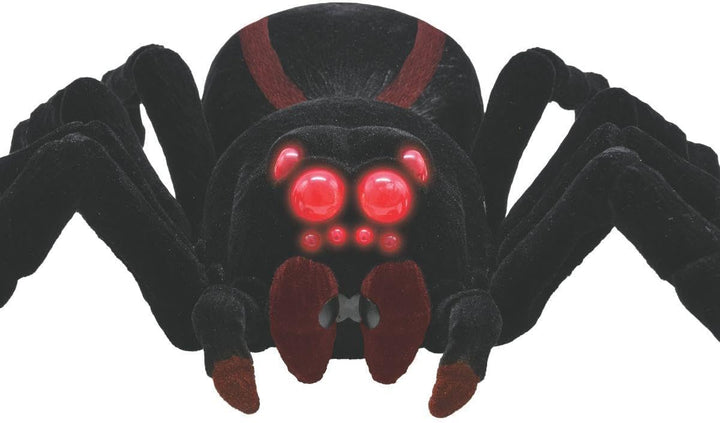 Lexibook, Ferngesteuerte realistische Tarantel/Spinne, 8 haarige Beine, 2 Mandibeln, Lichteffekte in