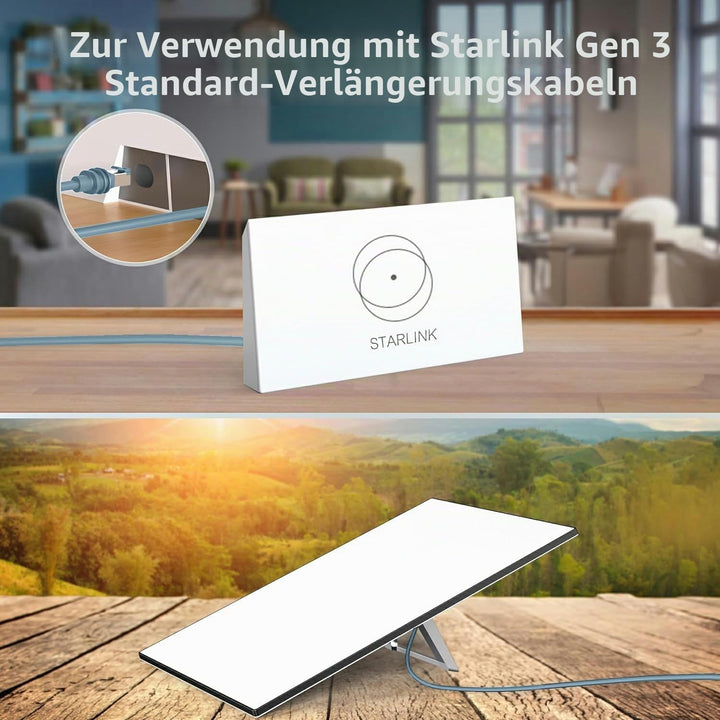 Starlink Gen 3 Kabel 50M, wasserdichte Starlink-Kabelverlängerung für Starlink Standard Actuated Gen