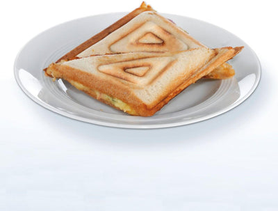 Cloer 6269 Sandwichmaker XXL / 1800 W / für 4 Sandwiches / American Toast / XXL-Füllung / optische F