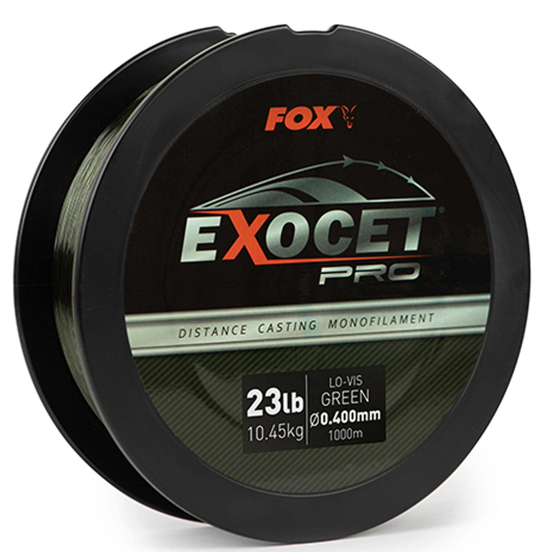 Fox Exocet Pro Monofilament Low Vis Green - 1000m Karpfenschnur 0,40, 0,40