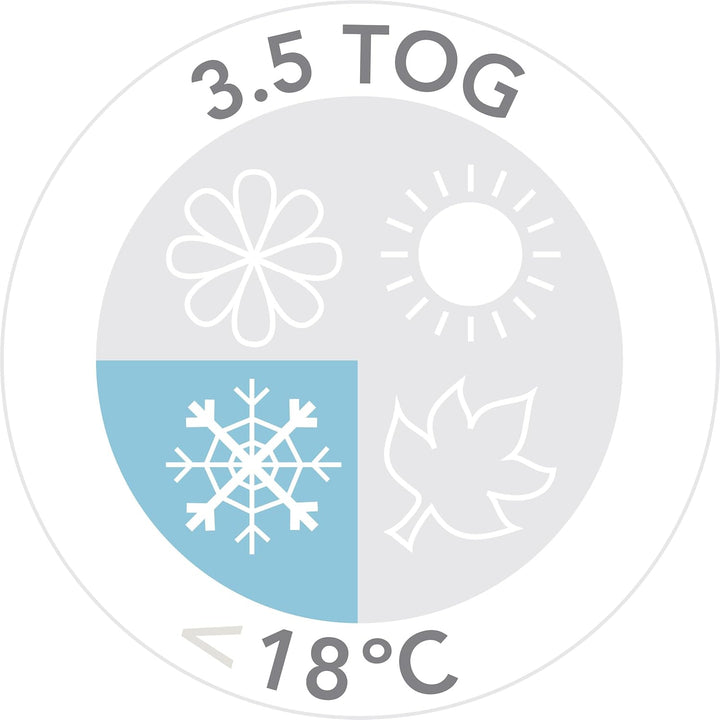 schlummersack Baby Schlafsack mit Füssen Winter 3.5 Tog Oeko-TEX | Schlafsack mit Beinen und verläng