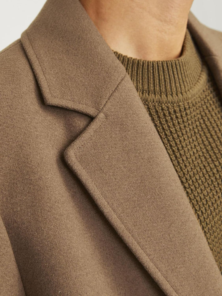 JACK & JONES Male Mantel Mantel M Khaki, M Khaki