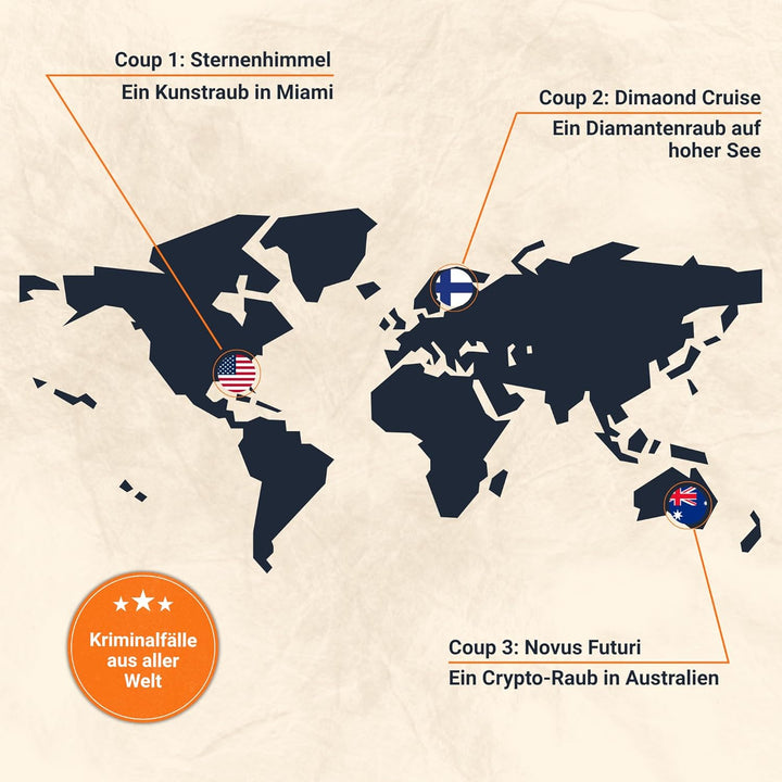 Coup Spiele – Reales Verbrecher-Spiel für zu Hause – Krimi-Spiele für Erwachsene (Coup 2: Diamond Cr