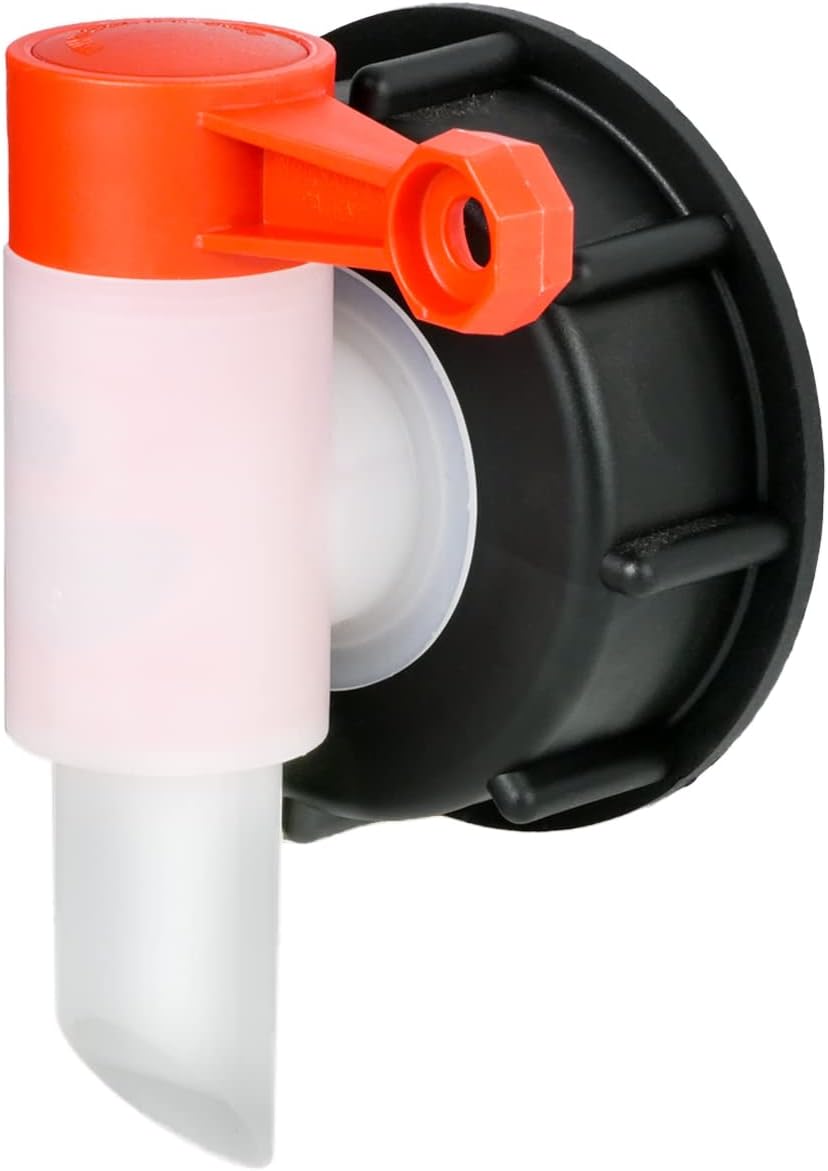 Octopus 5L Kanister leer mit Zapfhahn 51mm Gewinde, Wasserbehälter, HDPE, UN Zulassung, lebensmittel