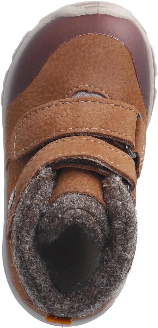 RICOSTA Mädchen und Jungen Lauflernschuhe Dario, WMS:Mittel,Sympatex 19 EU Weit Braun 260, 19 EU Wei