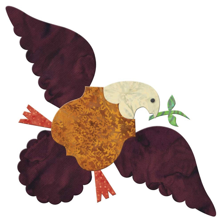 Accuquilt Stanzform Adler by Eleanor Burns Kurzwaren, Kunststoff/Metall, Grau/grün, 30,5 x 26,5 x 1,