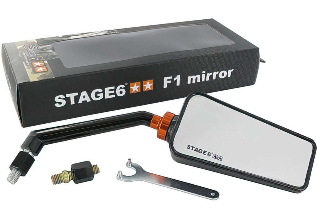 Spiegel Stage6 F1 rechts M8 Carbon-look glanz
