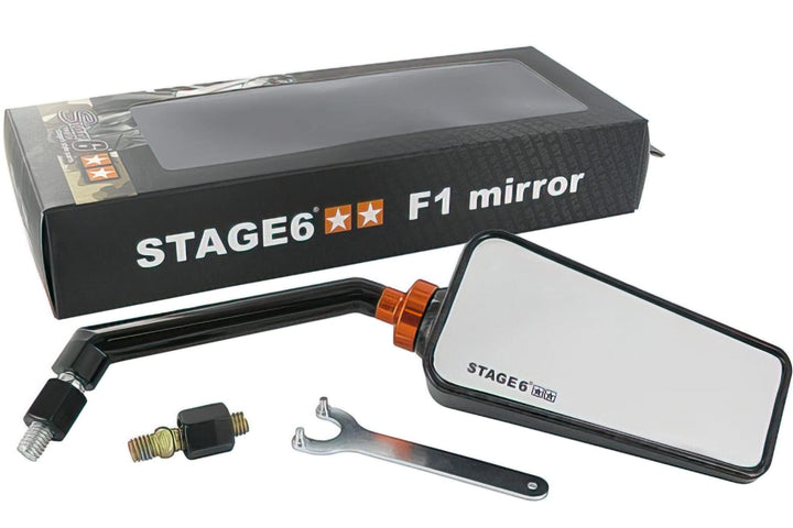 Spiegel Stage6 F1 rechts M8 Carbon-look glanz