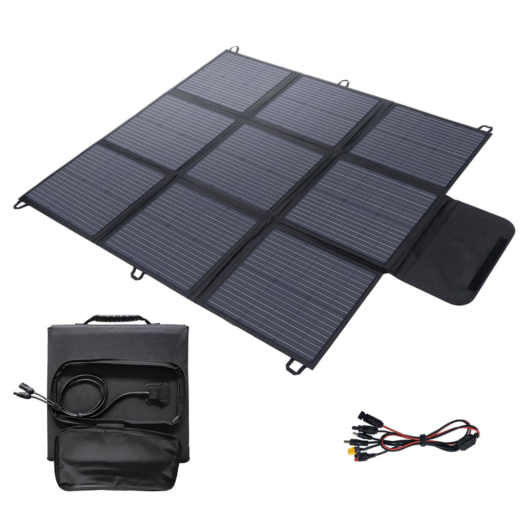 Faltbares Solarpanel 200W Solar-Ladegerät IP67 Wasserdicht und Staubdicht Hohe Ausgangskonversionsef