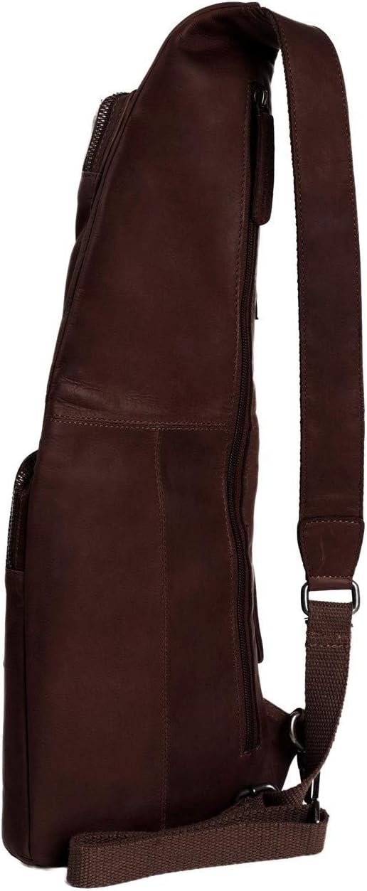 The Chesterfield Brand Wax Pull Up Logan Umhängetasche Leder 17 cm Brown, Brown