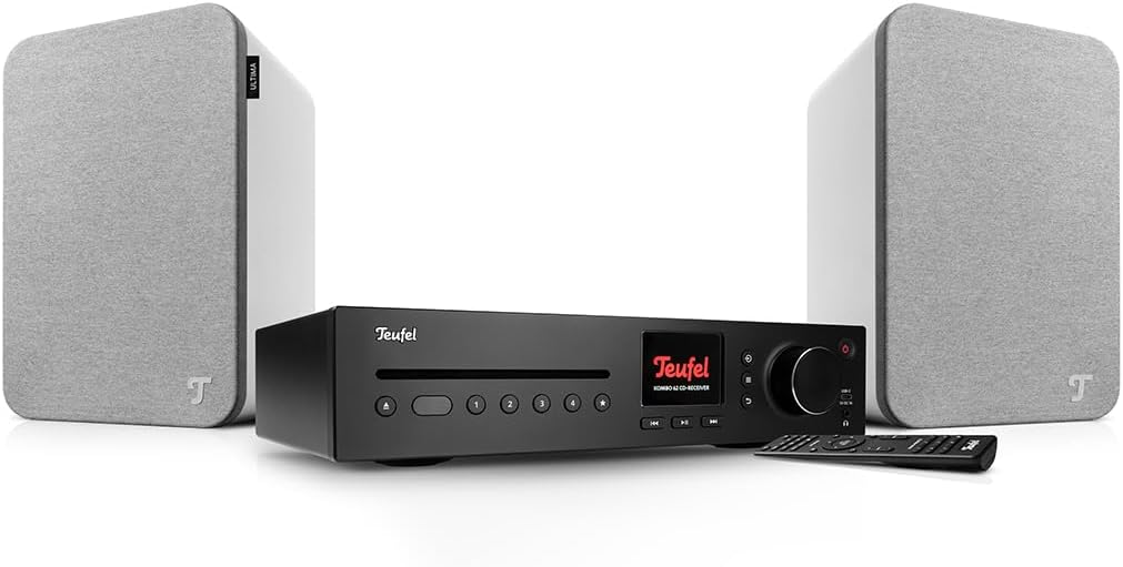 Teufel Ultima 20 KOMBO 3 SE - HiFi Stereo System mit Bluetooth und CD, Kraftvoll, LAN, WLAN, DAB+ Di