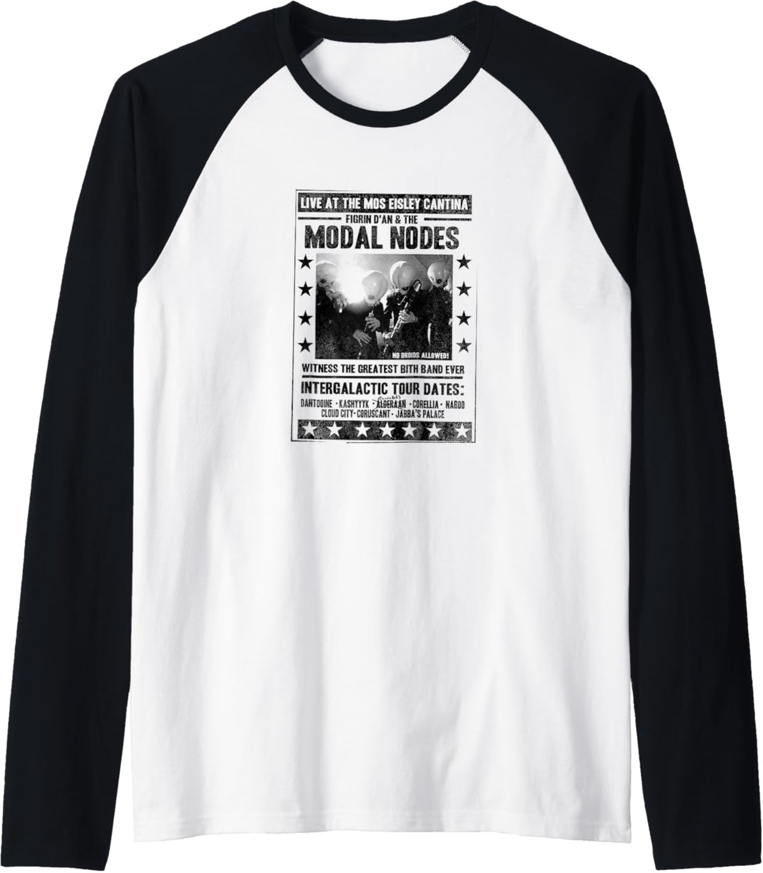Star Wars The Cantina Band Poster Flyer Raglan