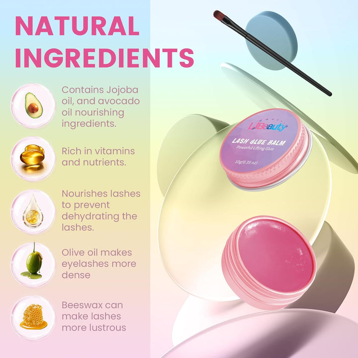 Libeauty Wimpernlifting Set, 10ml Lash Lifting Kit, Präzise Kontrolle Der Lotionmenge, Röhrenförmige