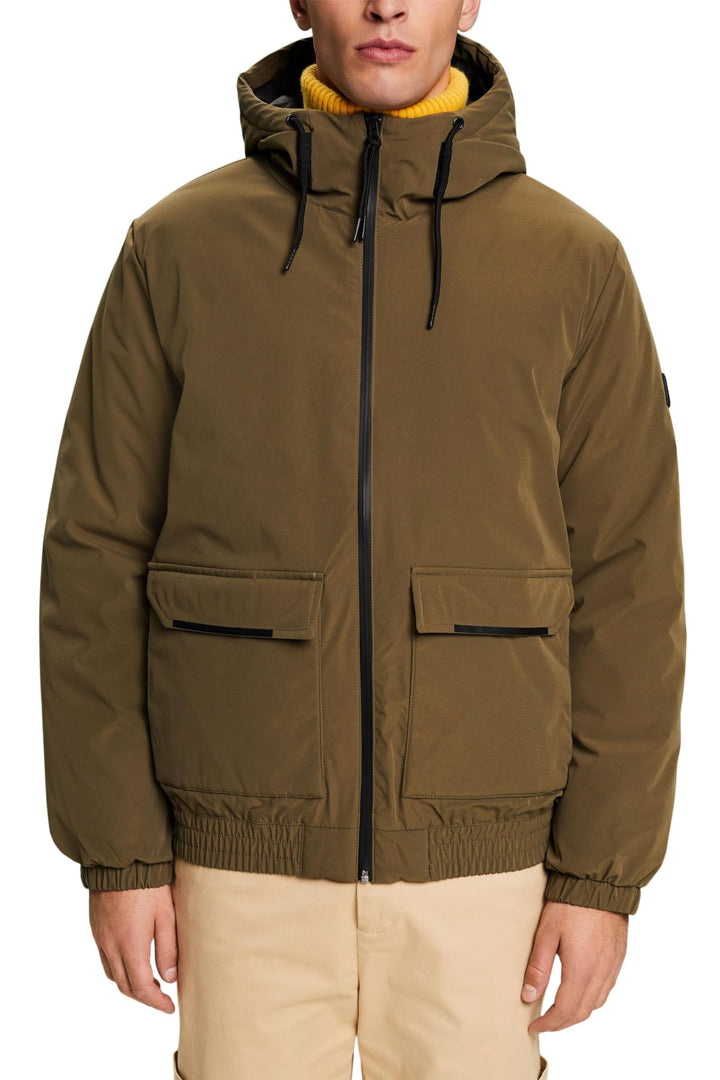 ESPRIT Herren Jacke XXL 350/Khaki Green, XXL 350/Khaki Green