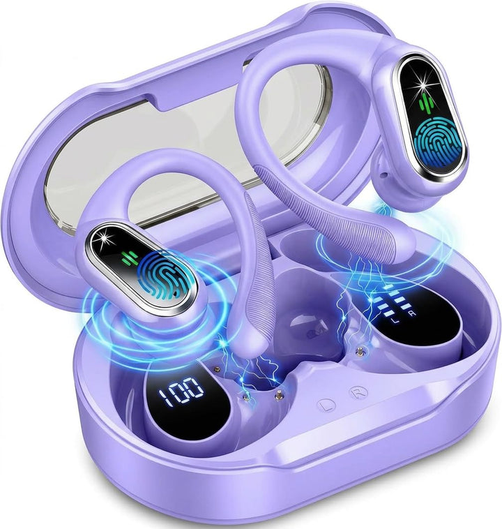 Rolosar Bluetooth Kopfhörer, Kopfhörer Kabellos Bluetooth 5.4 Sport tiefer Bass, In Ear Kopfhörer mi
