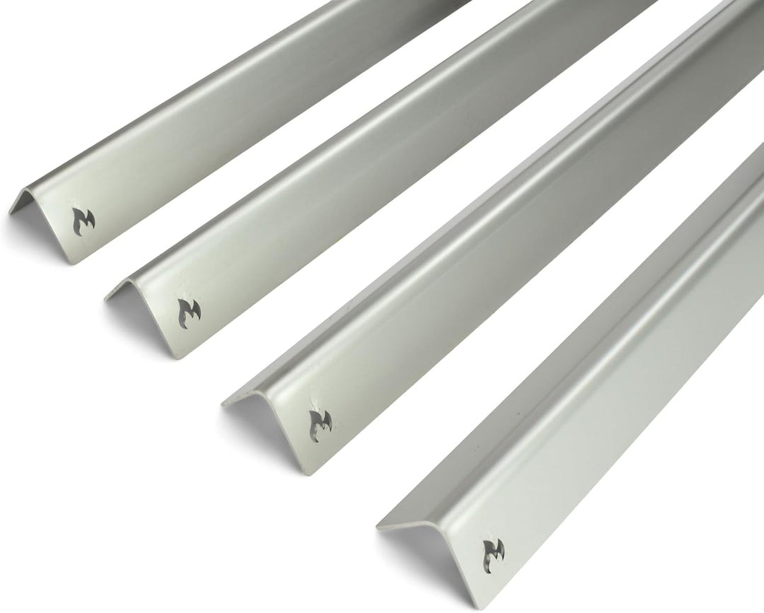 Grillrost.com Das Original Edelstahl Aromaschienen für Weber Summit (Set aus 4 St. - benötigte Sets