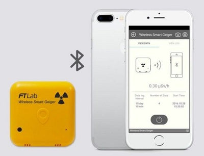 Smart Wireless Geigerzähler Strahlenmessgerät Dosimeter Radiometer Geiger-Müller Zähler iOS Android