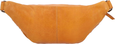 Gusti Gürteltasche Leder - Acton Bauchtasche Festivaltasche Hüfttasche Vintage Braun Leder Damen Her