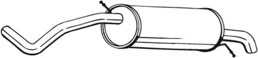 Bosal 278-231 Endschalldämpfer für Modell Seat Cordoba