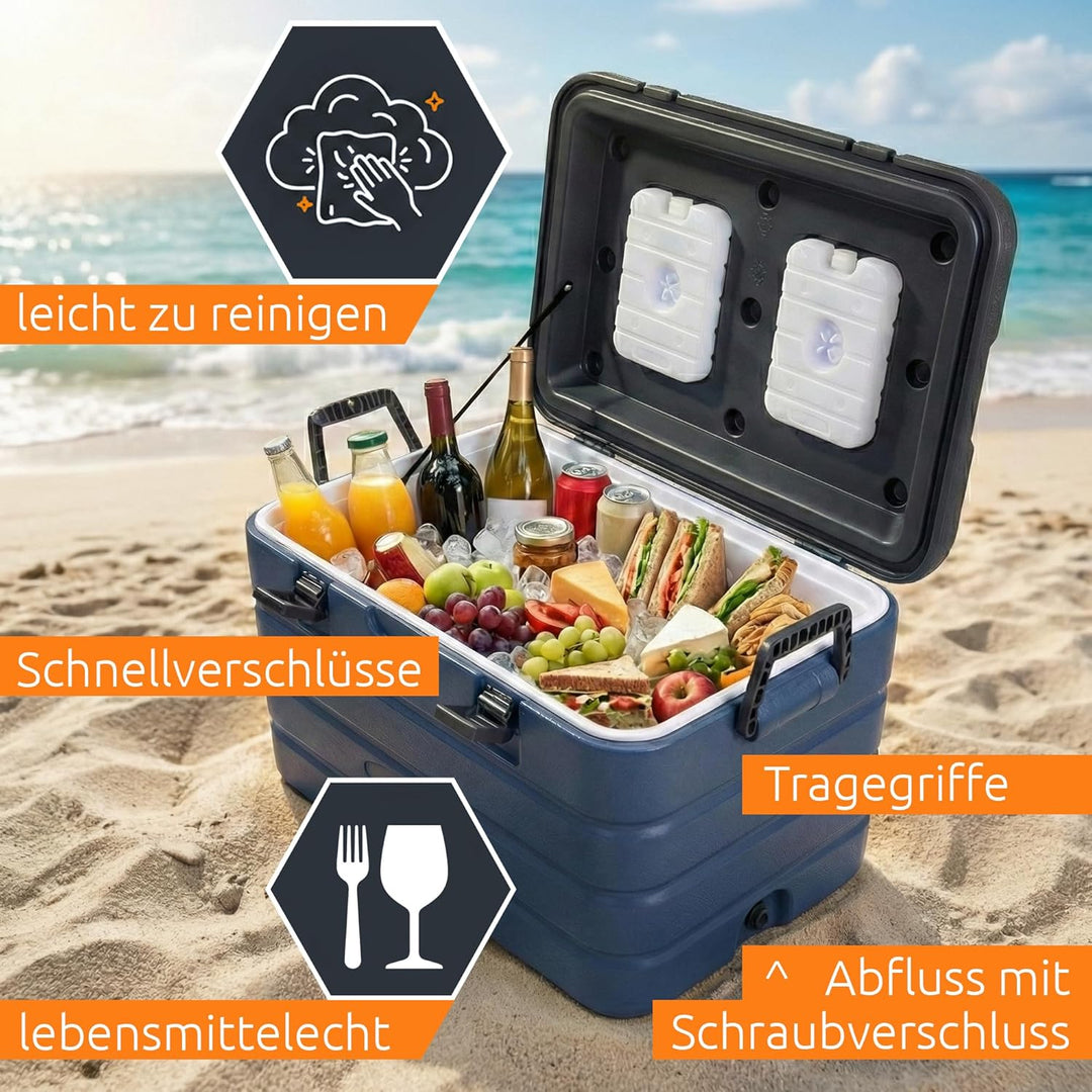 your GEAR Coolah Kühlbox - 4 Grössen - 10, 30, 40, 60 Liter - passiver Kühlbehälter, 47 Std. Kühllei
