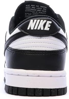 Nike Herren Dunk Low Retro Basketballschuh 38.5 EU Weiss Schwarz und Weiss, 38.5 EU Weiß Schwar