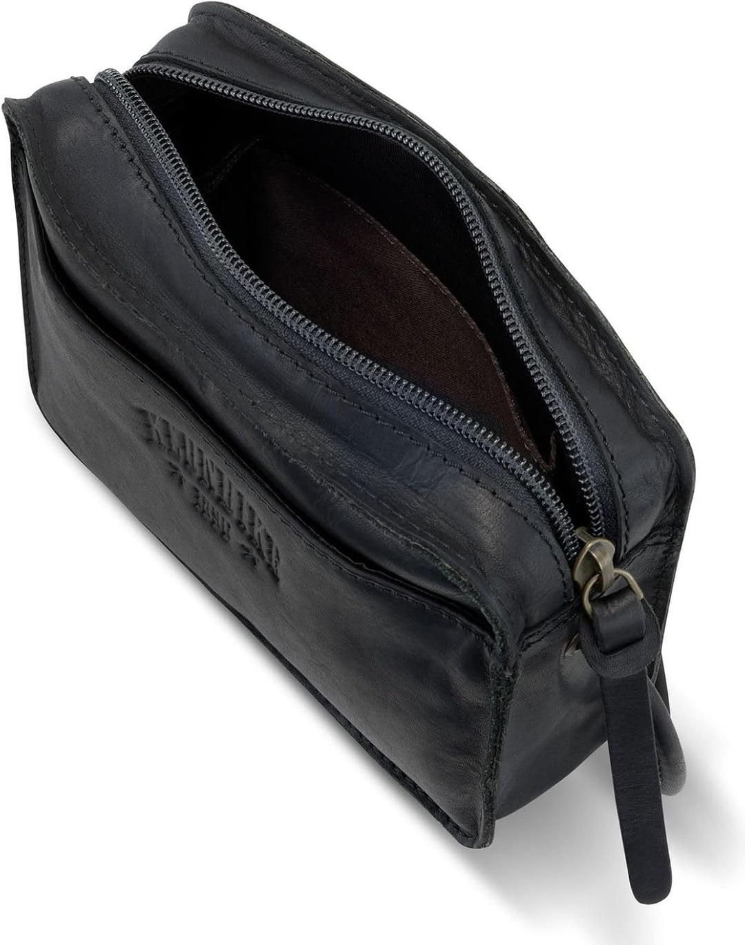 KLONDIKE 1896 Rush Allison kleine Schultertasche aus Rindleder, Shoulder bag Schwarz, Schwarz